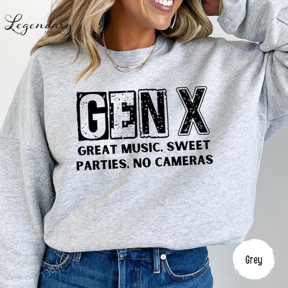 Gen X Shirt Nostalgic 80's Great Music Sweet Parties No Cameras Tee Shirt Generation X Funny Hose Water TShirt
