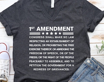 1st Amendment Shirt, Free Speech T-Shirt, Freedom Of Speech Sweatshirt