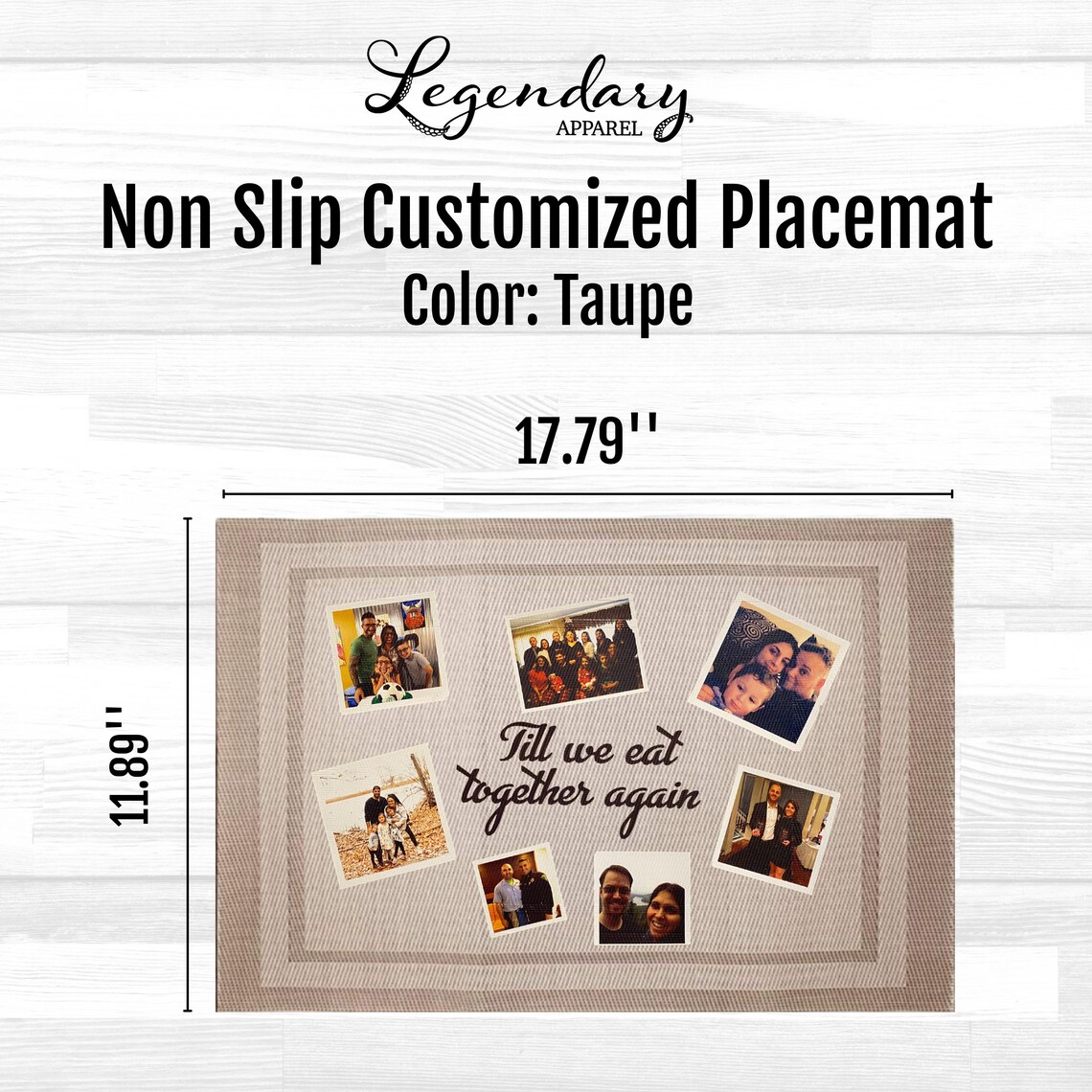 Custom Placemat for Seniors College Students Etsy