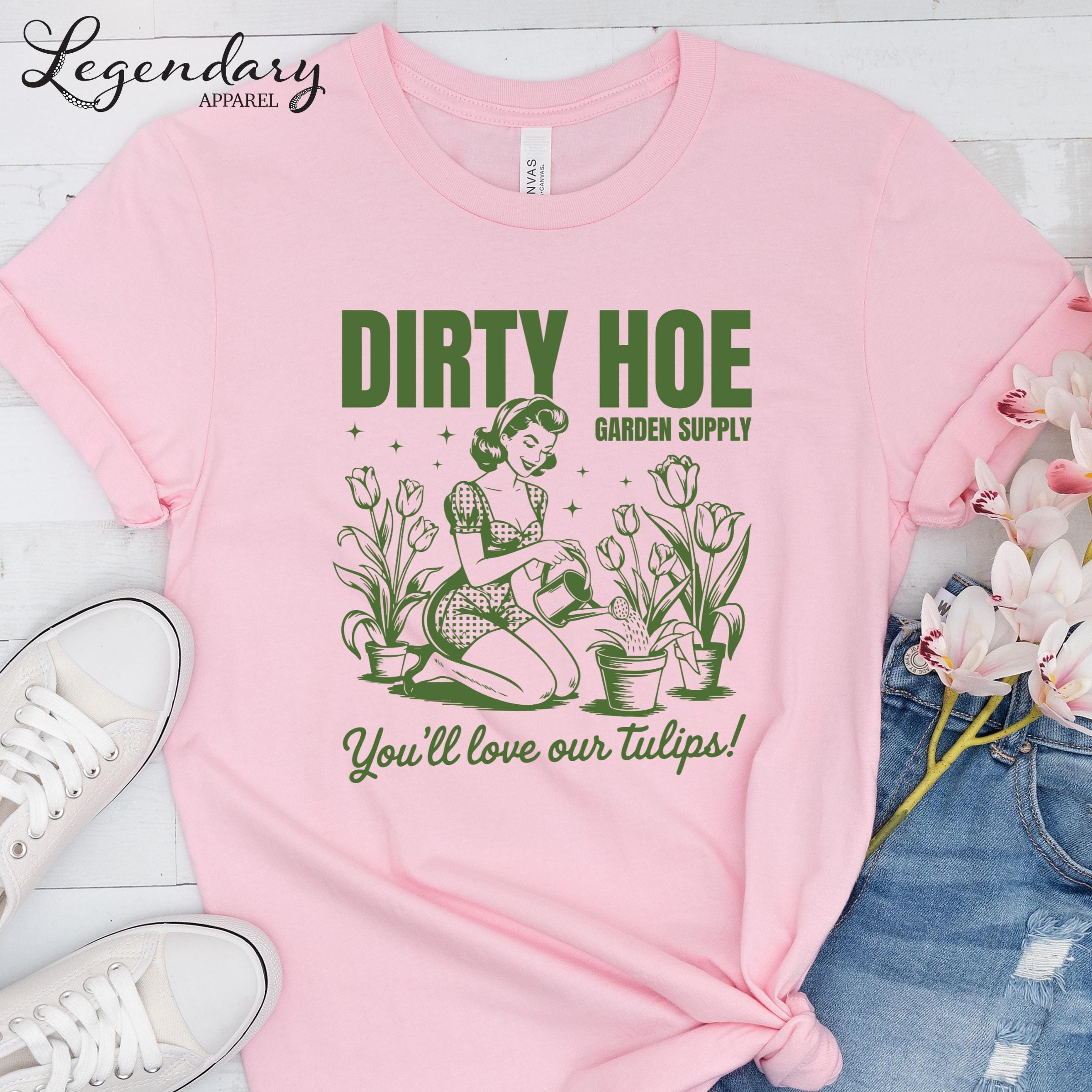 Dirty Hoe Shirt Gardening Tee Dirty Hoe Garden Supply You