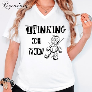 Voodoo Doll Shirt. Thinking Of You Tee Valentine's Day Tee