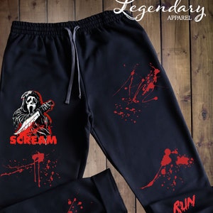 Halloween Blut Jogginghose Damen - Gruselige Sweatpants Mit Blutspritzern Für Cosplay