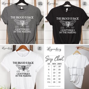 Cicada Shirt 2024 the Brood is Back Tee Funny Cicada T-shirt Bug Humor ...
