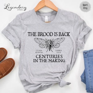 Cicada Shirt 2024 the Brood is Back Tee Funny Cicada T-shirt Bug Humor ...