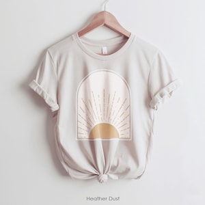 Golden Sun Graphic Tee Shirt | Crewneck TShirt for Women | Sunshine Stay Golden | Oversized Shirt