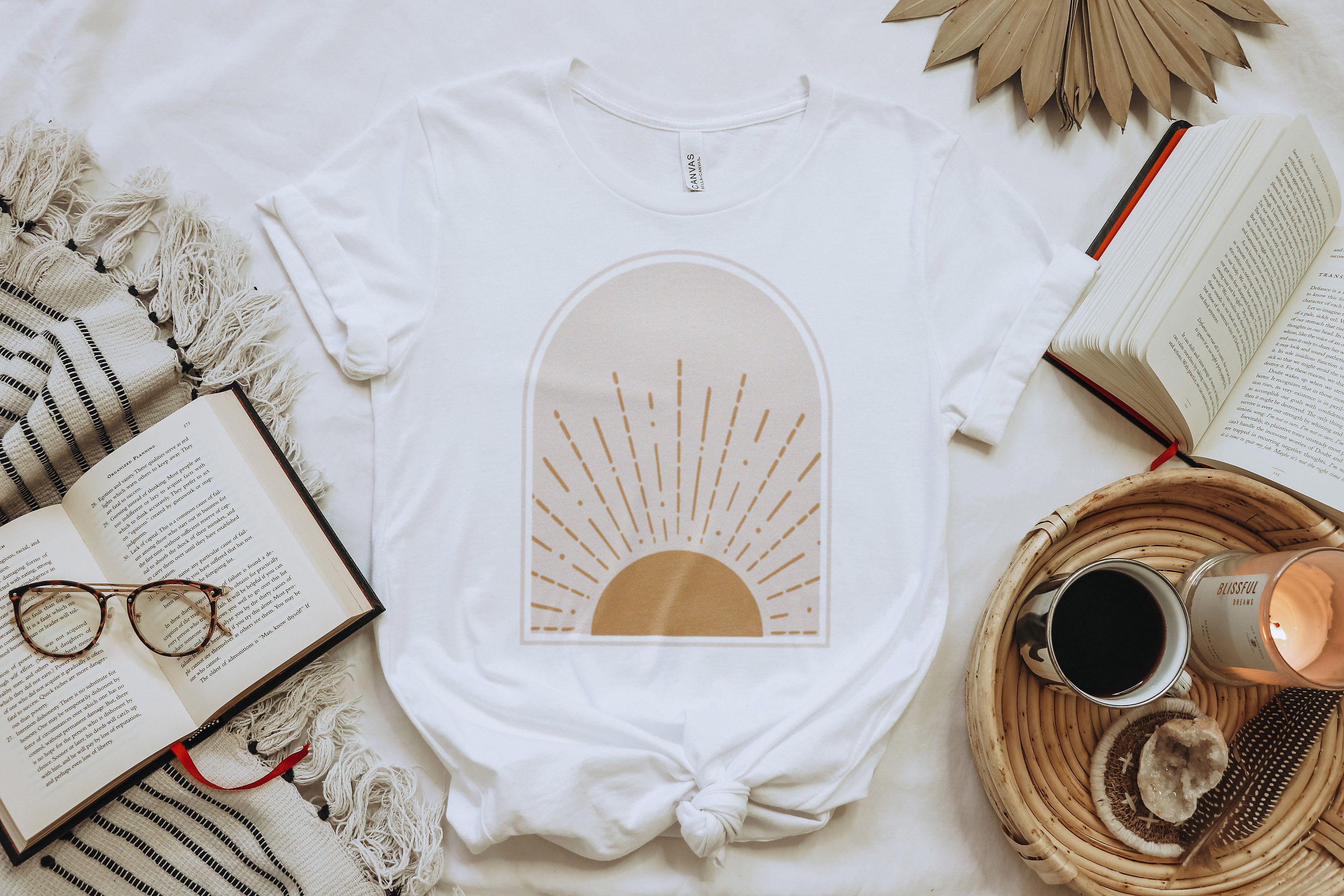 Golden Sun Graphic Tee Shirt | Crewneck TShirt for Women | Sunshine Stay Golden | Oversized Shirt