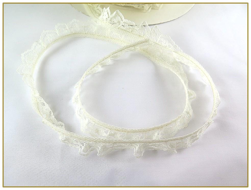 Scallop Ruffle Edge Ivory Scallop Edge Ruffled Lace, 1/2 Inch, 20 Yards - Etsy