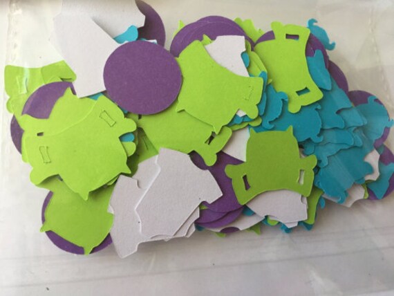 Baby Shower Monsters Inc Party Decor 1 Inch Confetti 250pc Etsy