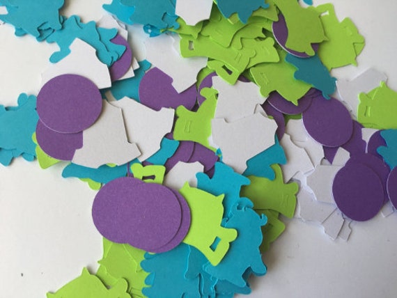 Baby Shower Monsters Inc Party Decor 1 Inch Confetti 250pc Etsy