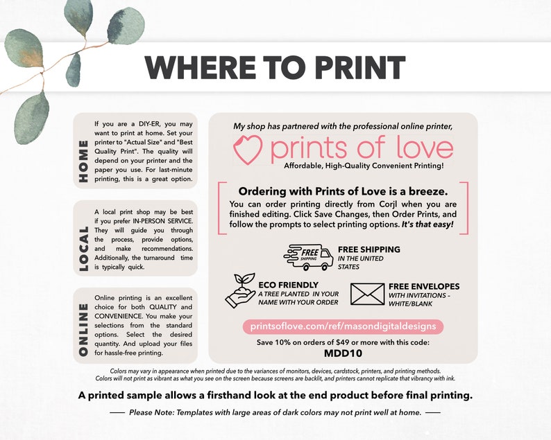 Purple Flowers Birthday Party Invitation Template, Printable and