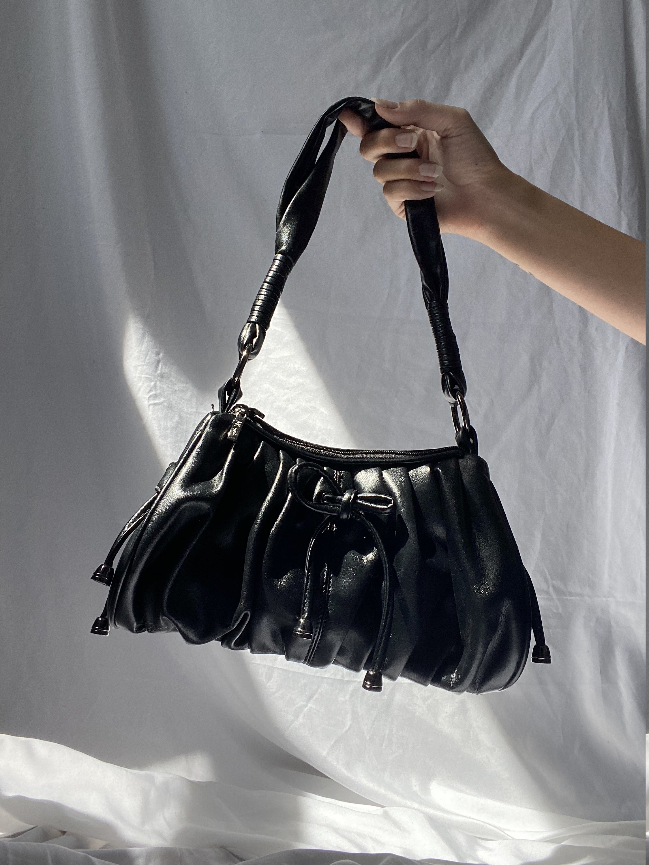 black y2k purse