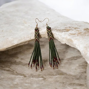 Two Faces Tube Earrings - Pattern Only
