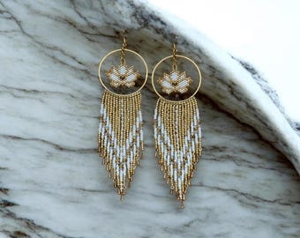 Pendientes de cuentas "El deleite de Cleopatra"