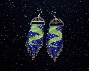 Pendientes con flecos Aurora