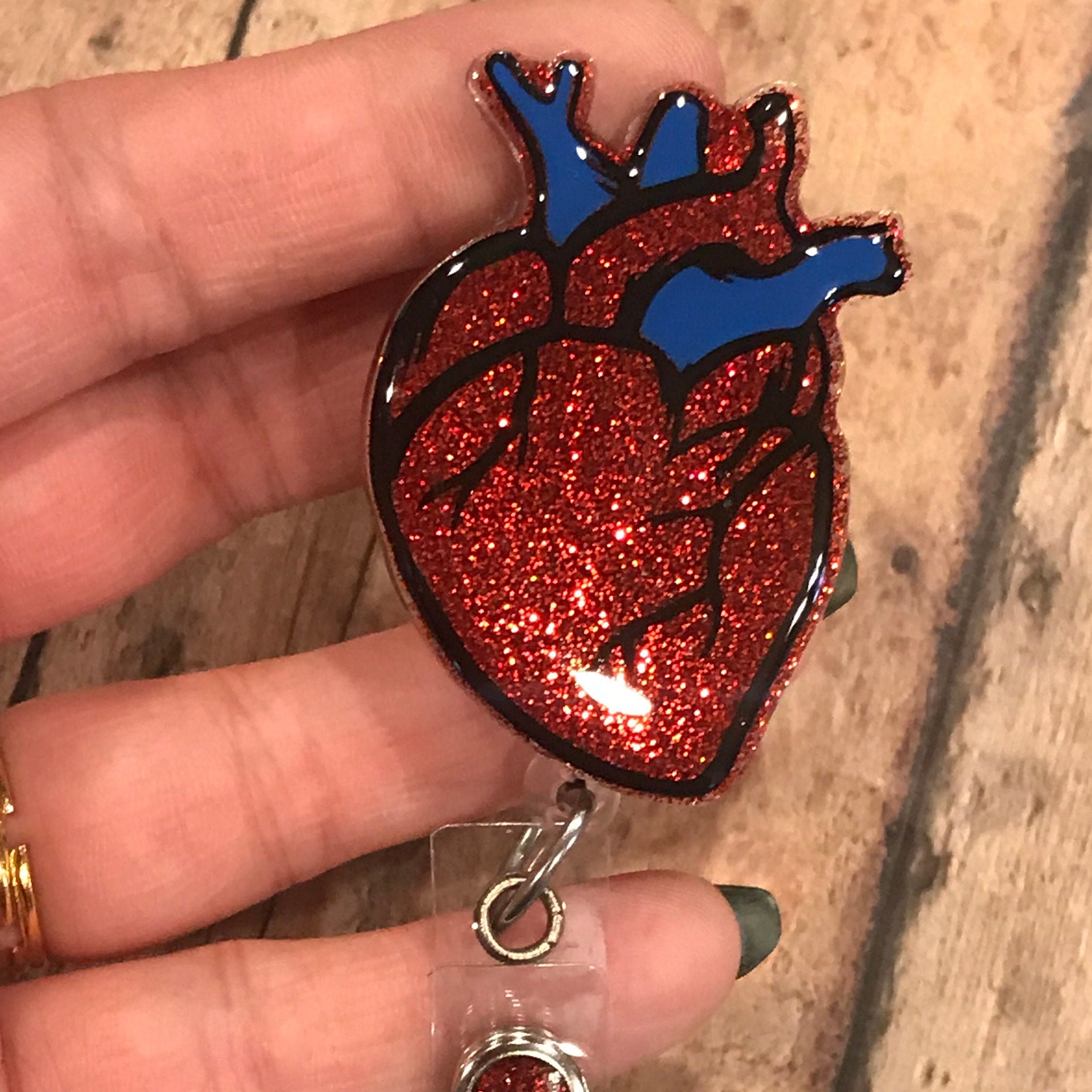 Acrylic Badge Reel Retractable Badge Holder Clip for ID Etsy UK