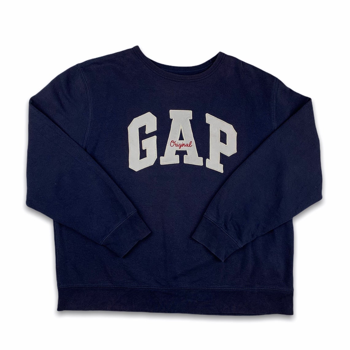 Vintage GAP Navy & White Crewneck XL Etsy