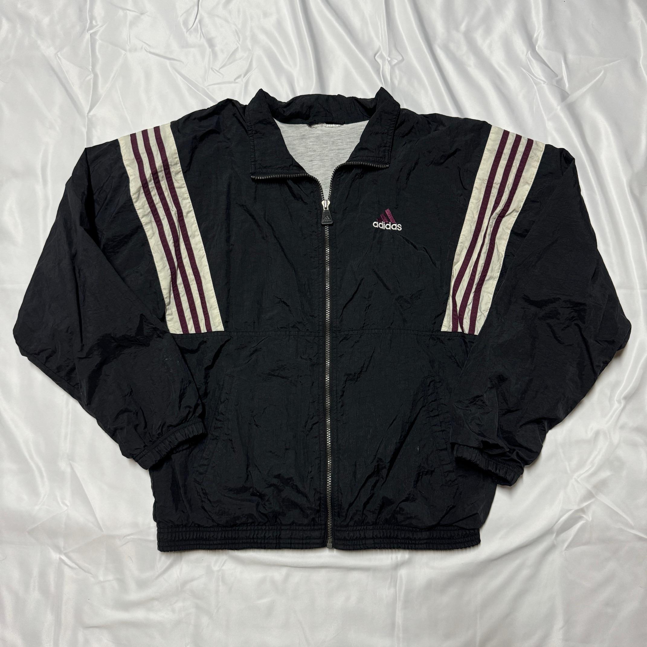 Adidas Vintage Tracksuit jacket 80s〜90s 1980s 1990s ADIDAS VINTAGE TRACK JACKET MADE IN KOREA sz 6