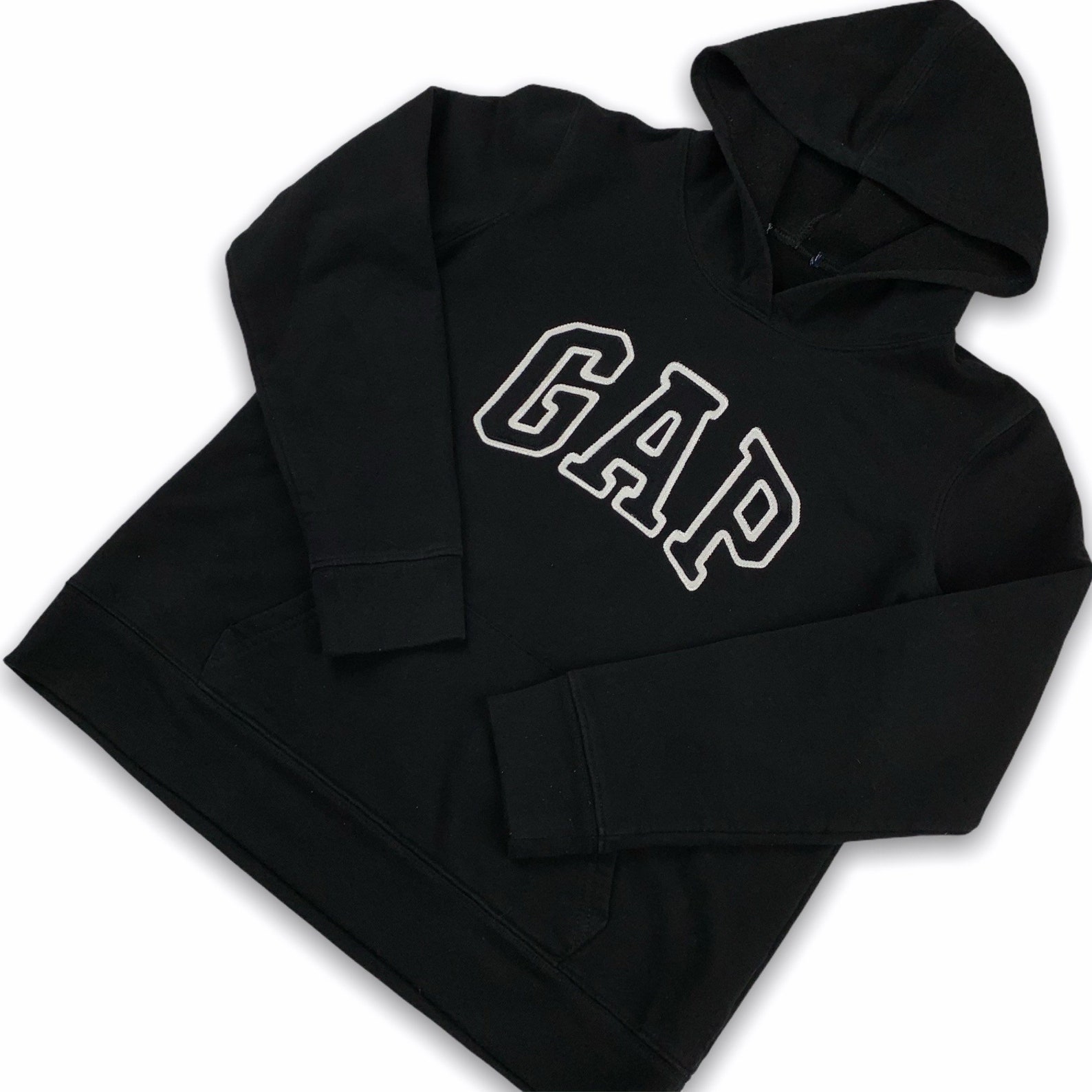 GAP Sweat à capuche noir et blanc Etsy