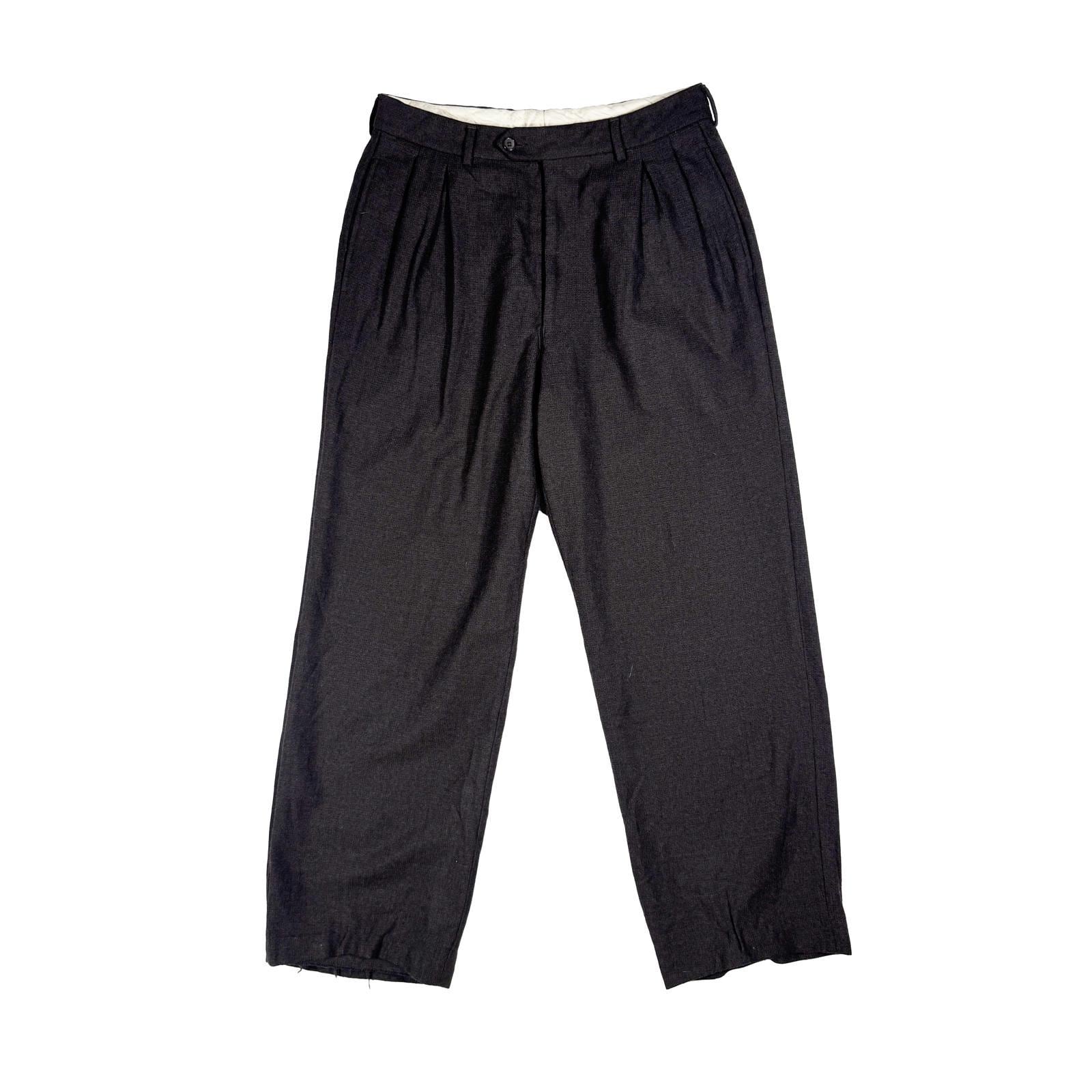 Giorgio Armani Brown Wool Pants 80s - Etsy