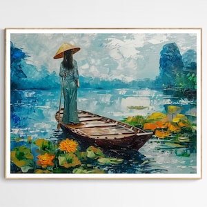 ご要望に応じて綿キャンバスに手作りの油絵、ロール状に伸ばし
