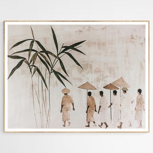 Serene Filipino Men Walking Art Print | Philippines Culture Wall Art,  Philippines Travel Art, Gifts for Him