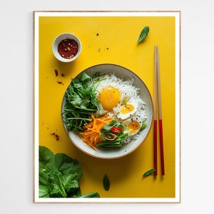 Vietnam Cuisine Kitchen Art Print | Cultural Kitchen Food Art, Vietnamese Home Decor, Gift For Food Enthusiasts