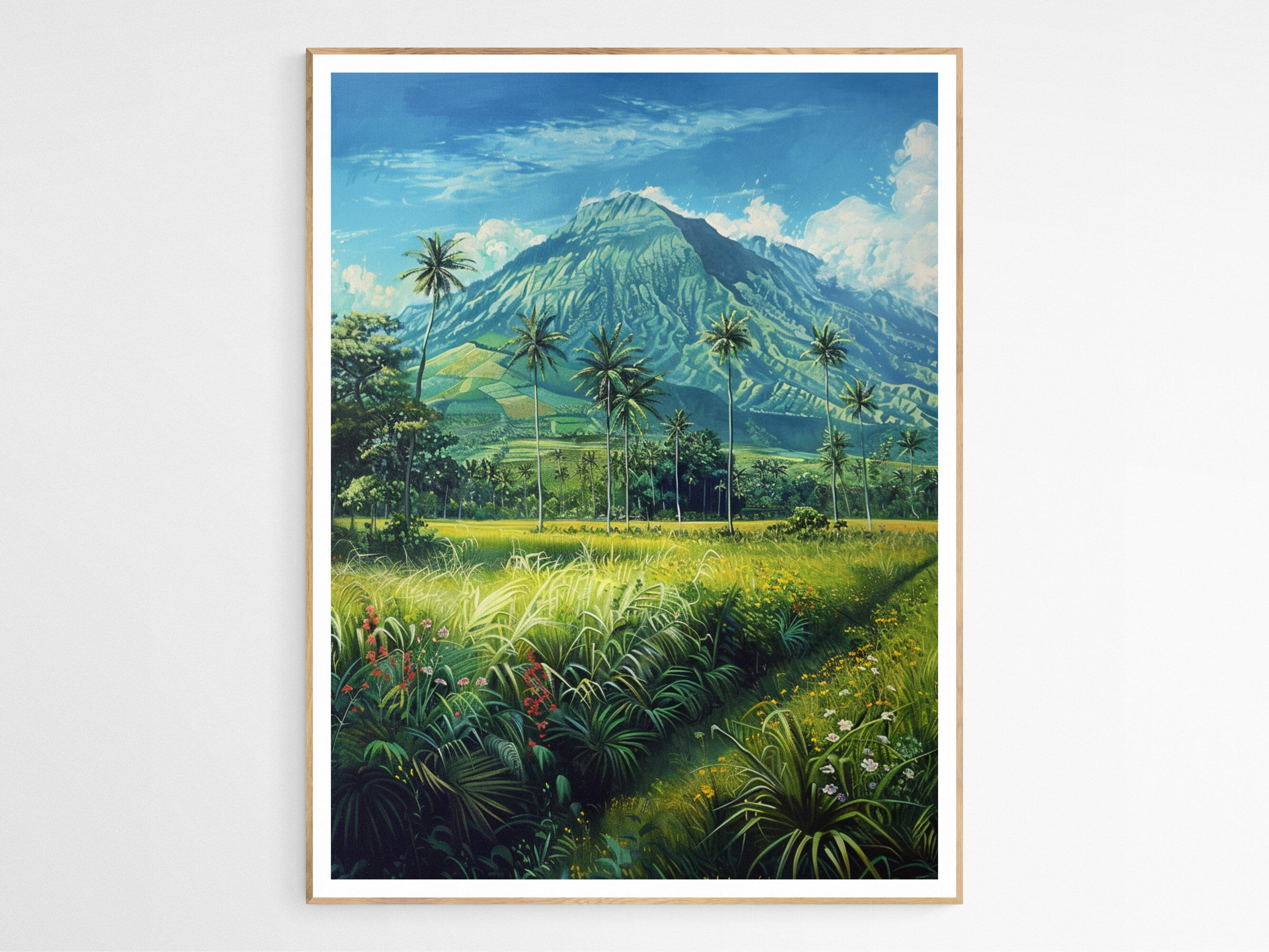 Tranquil Mount Apo Art Print | Stratovolcano in the Philippines, Island ...