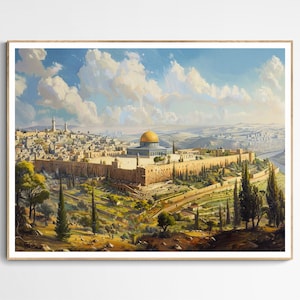 Scenic Landscape of Palestine Art Print | Palestine Wall Art, Palestinian Scenery, Living Room Decor, Artistic Gift