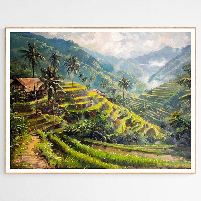 Banaue Rice Terrace Art - Etsy