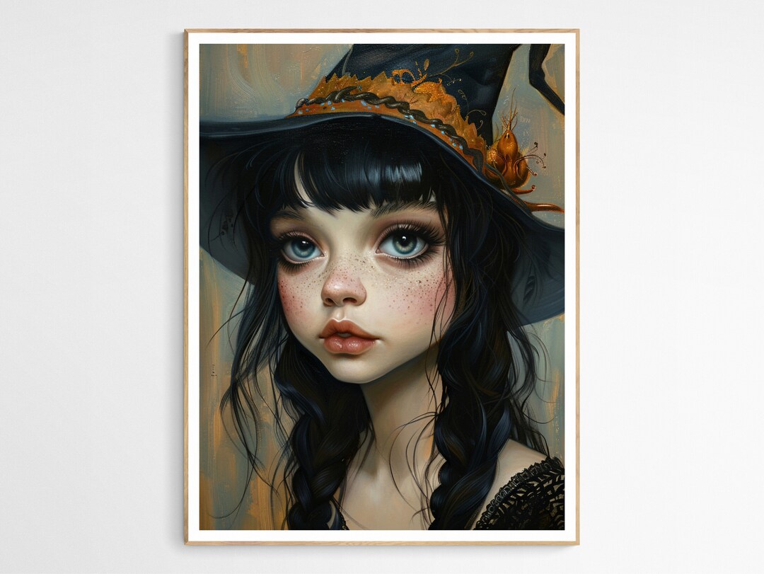 The Gothic Witch Doll Art Print | Unique Doll Wall Art, Fantasy and ...