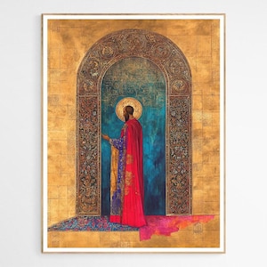 Armenian Gospel Art Print | Religious Armenian Art Decor, Cultural Home Decor