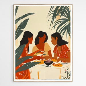 Filipino Banquet of Bonds Art Print | Philippines Wall Decor, Gift for Travel Enthusiasts