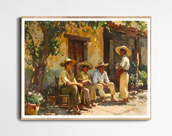 Stampa artistica "Essenza della vita in Messico" / Stampa artistica di paesaggio messicano, ideale per il soggiorno, regalo di inaugurazione della casa