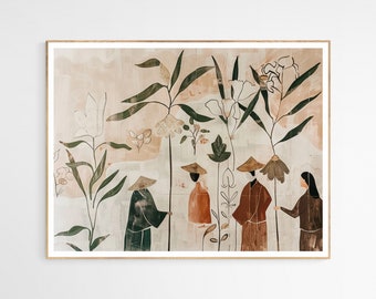 Capturing the Beauty of the Philippines Art Print | Traditional Filipino Culture, Perfect for Living Room Display, Special Collector's Gift