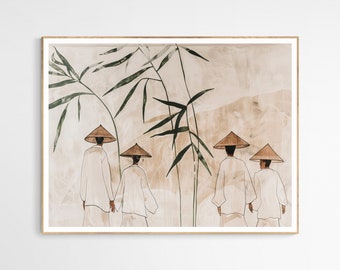 Peaceful Philippines Walk Art Print | Philippines Culture Wall Art,  Philippines Travel Art, Ethnic Gifts, Travel to the Philippines