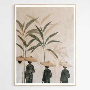 Unique and Rare Filipino Villagers Art Print | Ethnic Home Decor Gift Idea, Essence of the Philippines, Travel Print for the Philippines