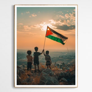 Breathtaking Liberation of Palestine Art Print | Palestinian Activism, Palestine Photography, Gift for Him