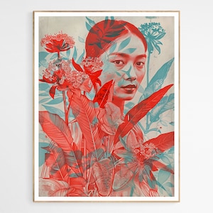 Filipina Art Print | Vibrant Traditional Scene, Perfect Home Decor, Unique Cultural Gift