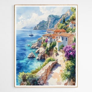 Seawall of Cyprus Art Print | Cyprus Home Decor, Paphos, Larnaca, Ayia Napa