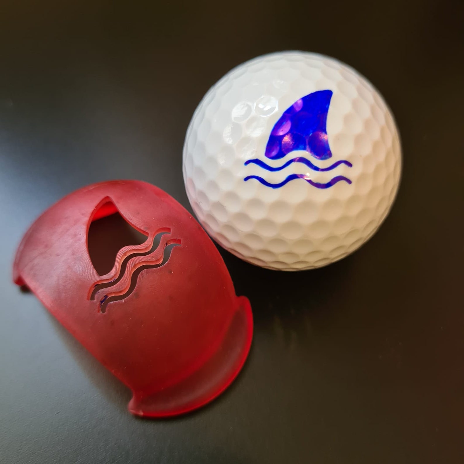 Shark Fin Golf Ball Marker/Stencil Etsy