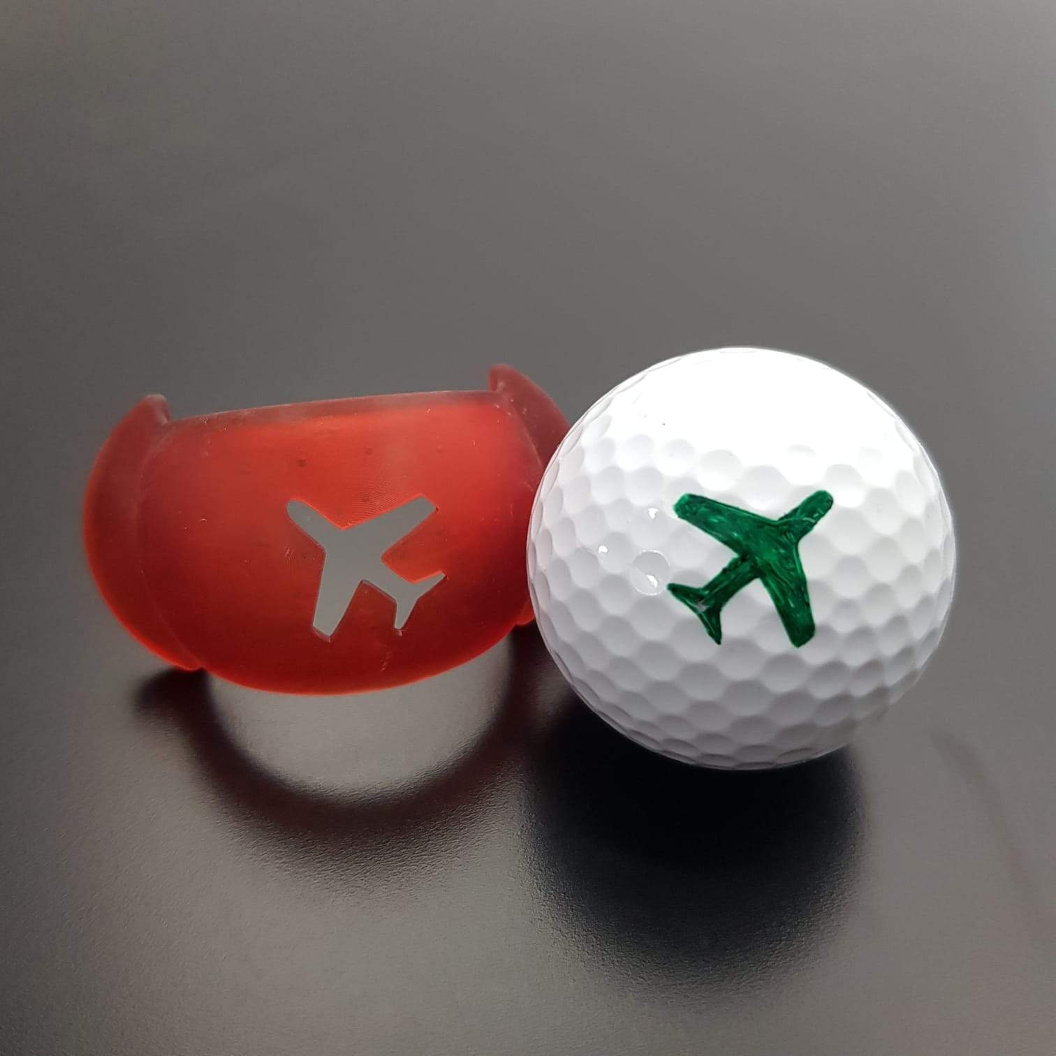 Plane Golf Ball Marker/Stencil Etsy