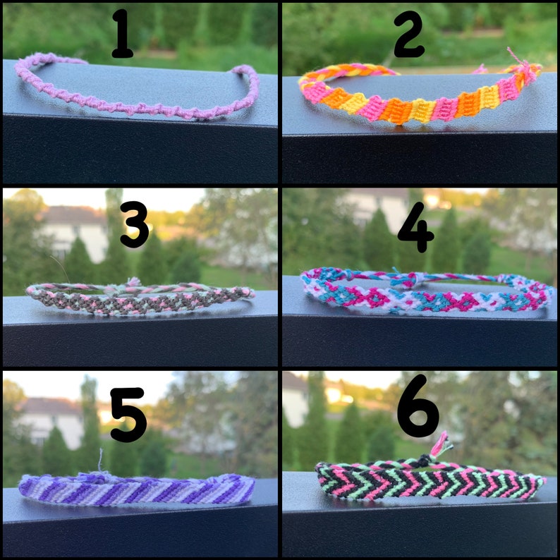 Custom Friendship Bracelets and Anklets
