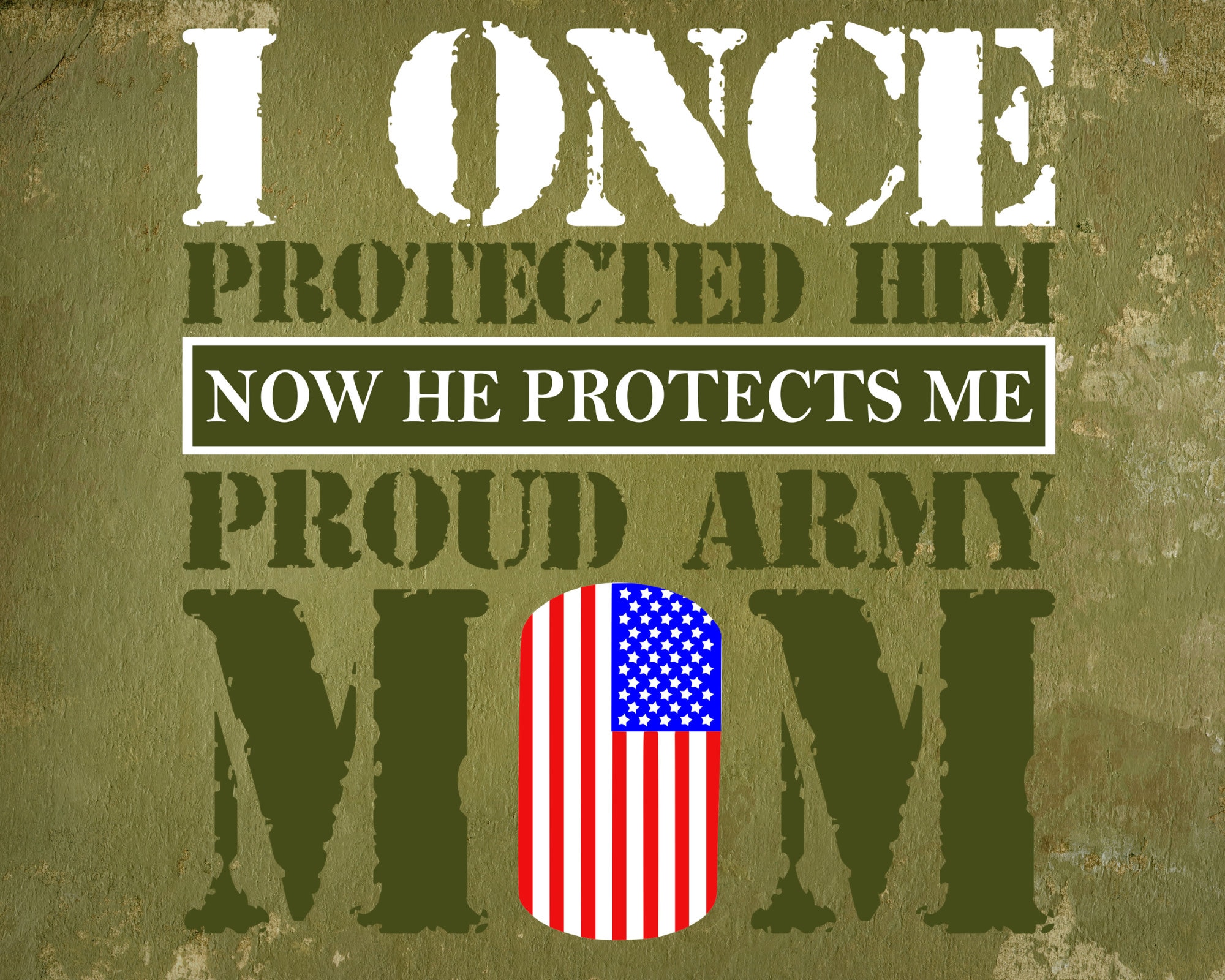 Proud Army Mom Military Mom Mother’s Day Cute Cut File | Etsy