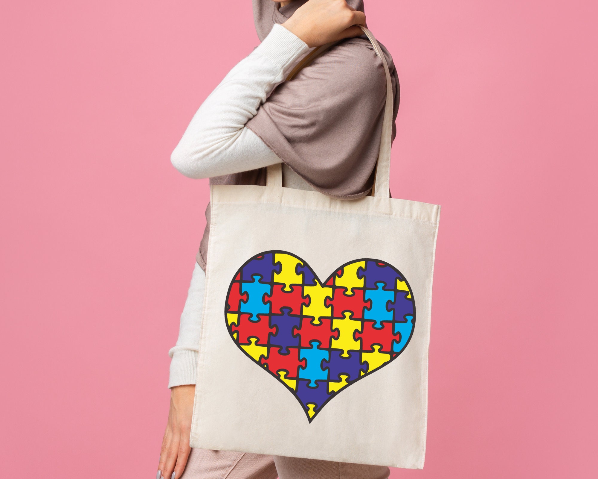 Autism Awareness Puzzle Piece Heart Easy Layered Cut File - Etsy