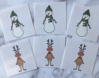 tatouage temporaire, tatouage, animation, bas de Noel, cadeau enfant, fête enfant, tatoo, bonhomme de neige