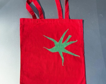 The Tomato Tote • Eco-Friendly Tote Bag • Screenprinted by Hand, 100% Cotton