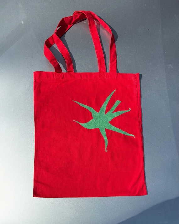 The Tomato Tote • Eco-Friendly Tote Bag • Screenprinted by Hand, 100% Cotton