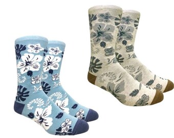 Exotic Flowers And Birds In Hawaii Fashion Dress Socks Short Socks Leisure Travel 11.8 Inch Exotic Flowers And Birds In Hawaii Fashion Dress Socks Short Socks Leisure Travel 11.8 Inch