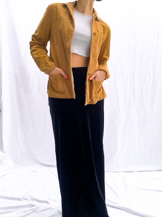 Vintage 70s Buckskin Suede Jacket - image 4