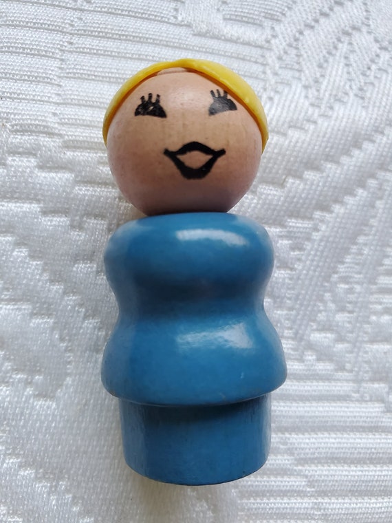 Vintage Fisher Price Little People Teen Girl Yellow Blonde - Etsy